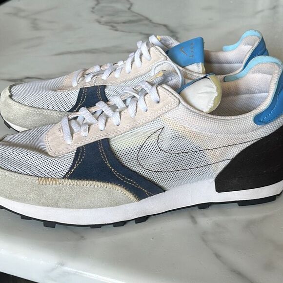 Nike Daybreak White/University Blue-Velvet Brown Sz. 10 - Picture 1 of 16